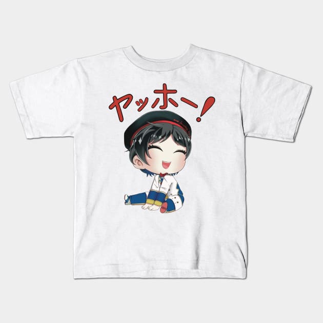 Neige LeBlanche Twisted Wonderland Yaho~! Kids T-Shirt by hanoung